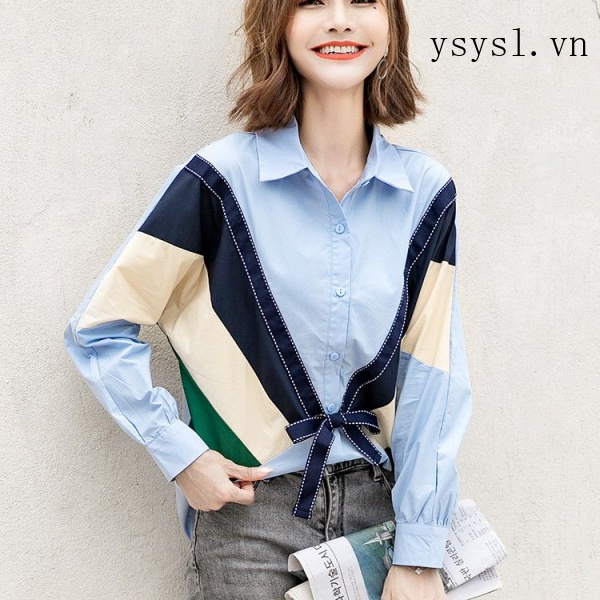 Áo Sơ Mi Trắng Tay Dài Dáng Rộng Phong Cách Hàn Quốc Thời Trang Mùa Xuân 2020 Mới