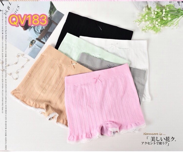 Quần váy ,quần mặc trong váy cotton hàn quốc túi zip chất đẹp | BigBuy360 - bigbuy360.vn