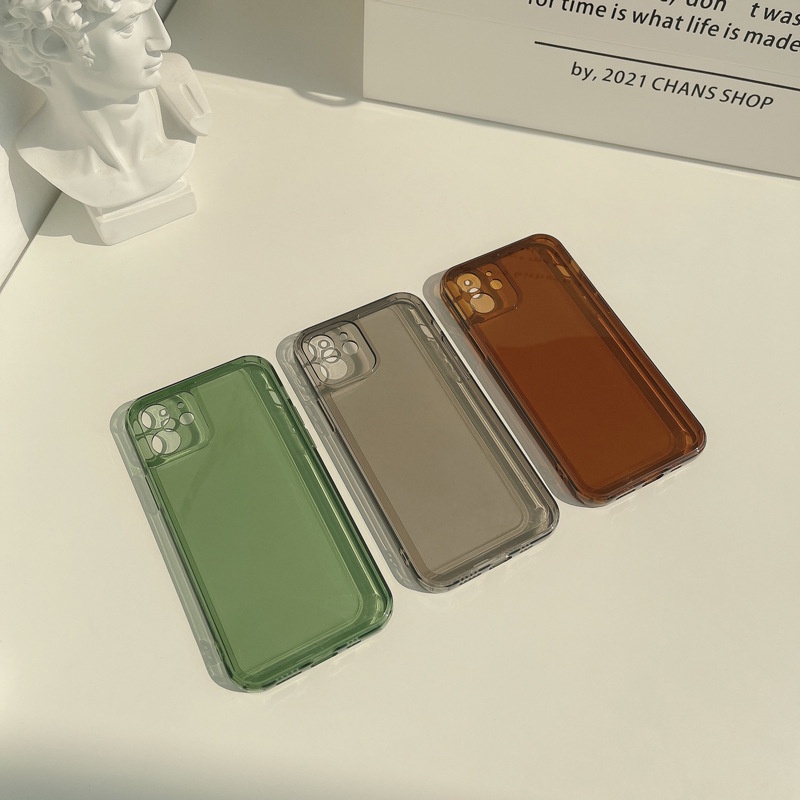 Ốp lưng iphone cạnh vuông Chống Sốc 14promax/ 14pro/ 14/ 13promax/ 13pro/ 13/ 12promax/ 12pro/ 12/ 11/ 11promax - Ina Ca