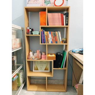 Kệ sách để sàn nhiều ngăn - tủ sách đẹp hình chữ u