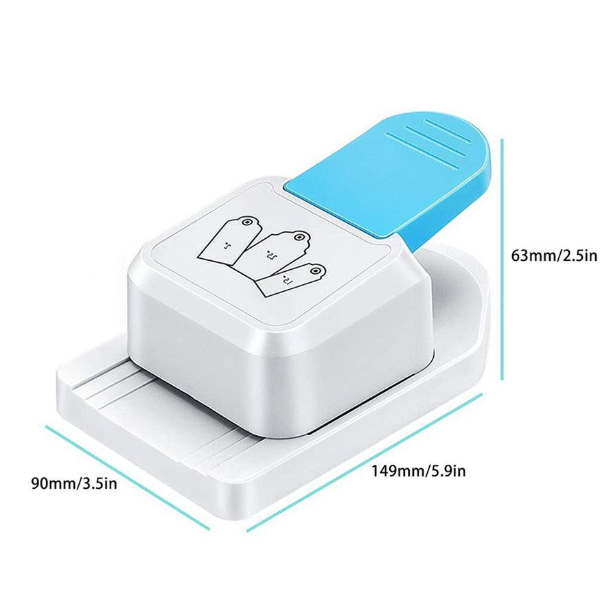 Máy đục lỗ tự làm Máy cắt giấy ba trong một Máy đục lỗ đánh dấu