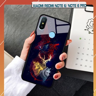 Ốp lưng kính 3d xiaomi redmi note 6- 6 pro