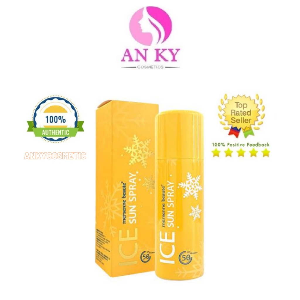 {Thanh Lý} Xịt Chống Nắng Ice Sun Spray Mersenne Beaute 100ml date 3/2023