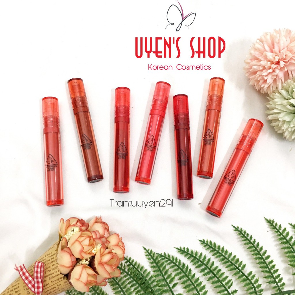 (SALE LỖ) Son tint bóng 3CE Flash Lip Tint