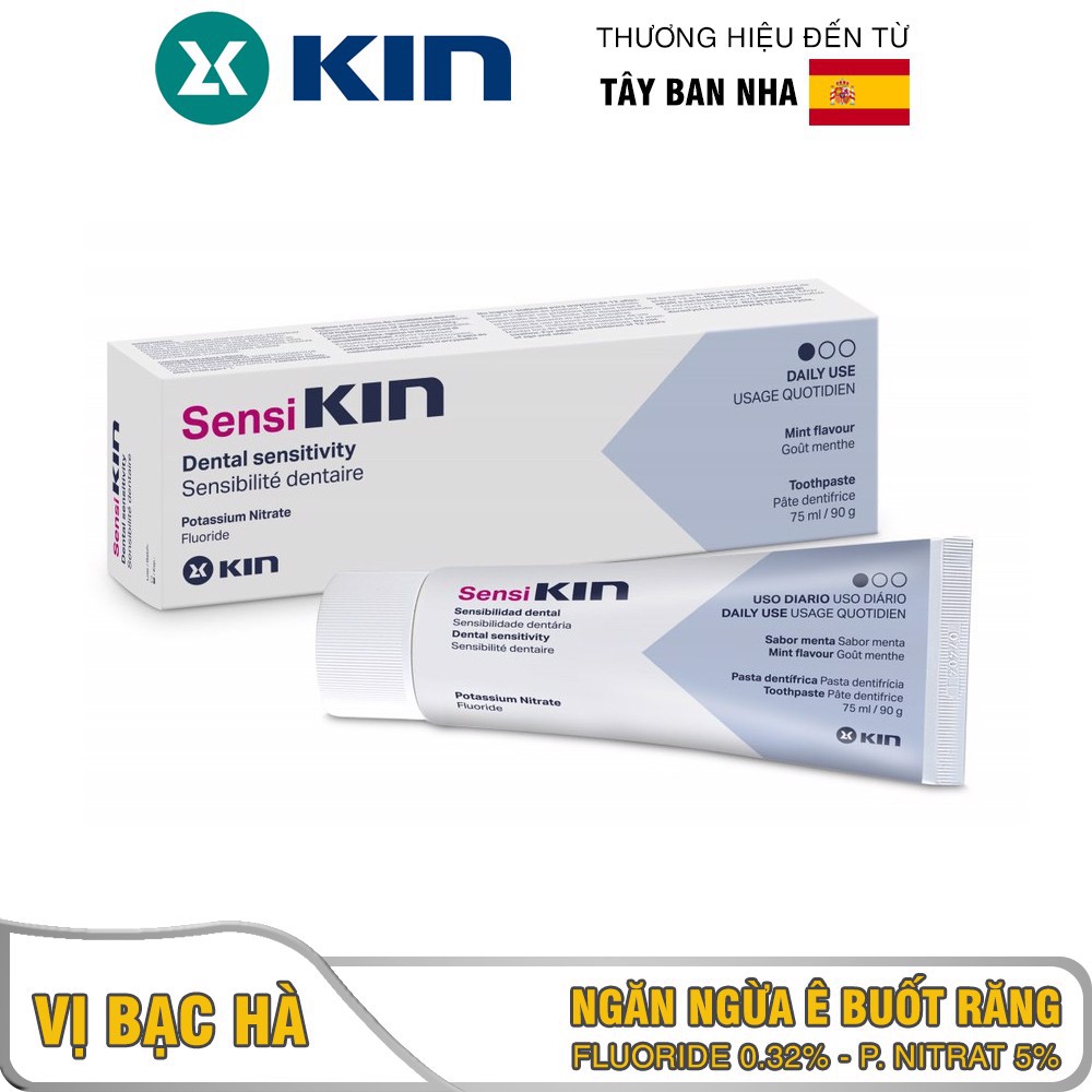 Sensikin Kem Đánh Răng Cho Răng Nhạy Cảm Sensikin 75Ml