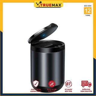Hộp gạt tàn thuốc có đèn LED giữ mùi thuốc làm sạch trên xe hơi - Baseus Portable Car Ashtray LED