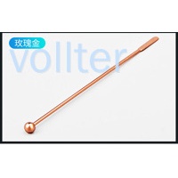 Que khuấy đồ uống 19cm bằng thép không gỉ 304 nhiều màu sắc có thể tái sử dụng