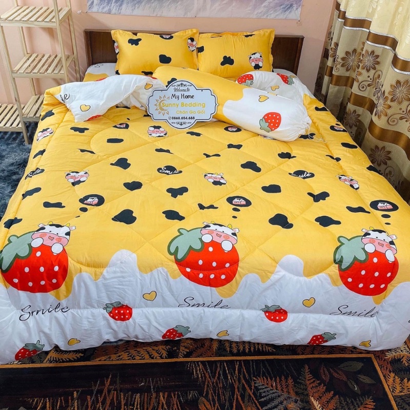 Set ga trải giường kèm vỏ gối nằm ( được chọn mẫu thoải mái) | BigBuy360 - bigbuy360.vn