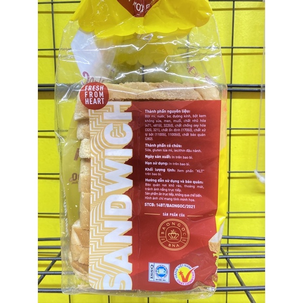 Bánh mì sandwich Bảo Ngọc gói 300g