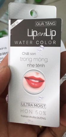 Combo 100 mẫu thử son Water color