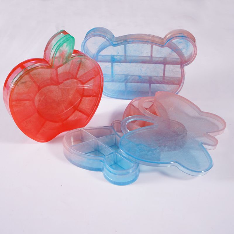 Khuôn Làm Trang Sức Hình Gấu Và Bướm Bằng Nhựa Resin Epoxy UV DIY