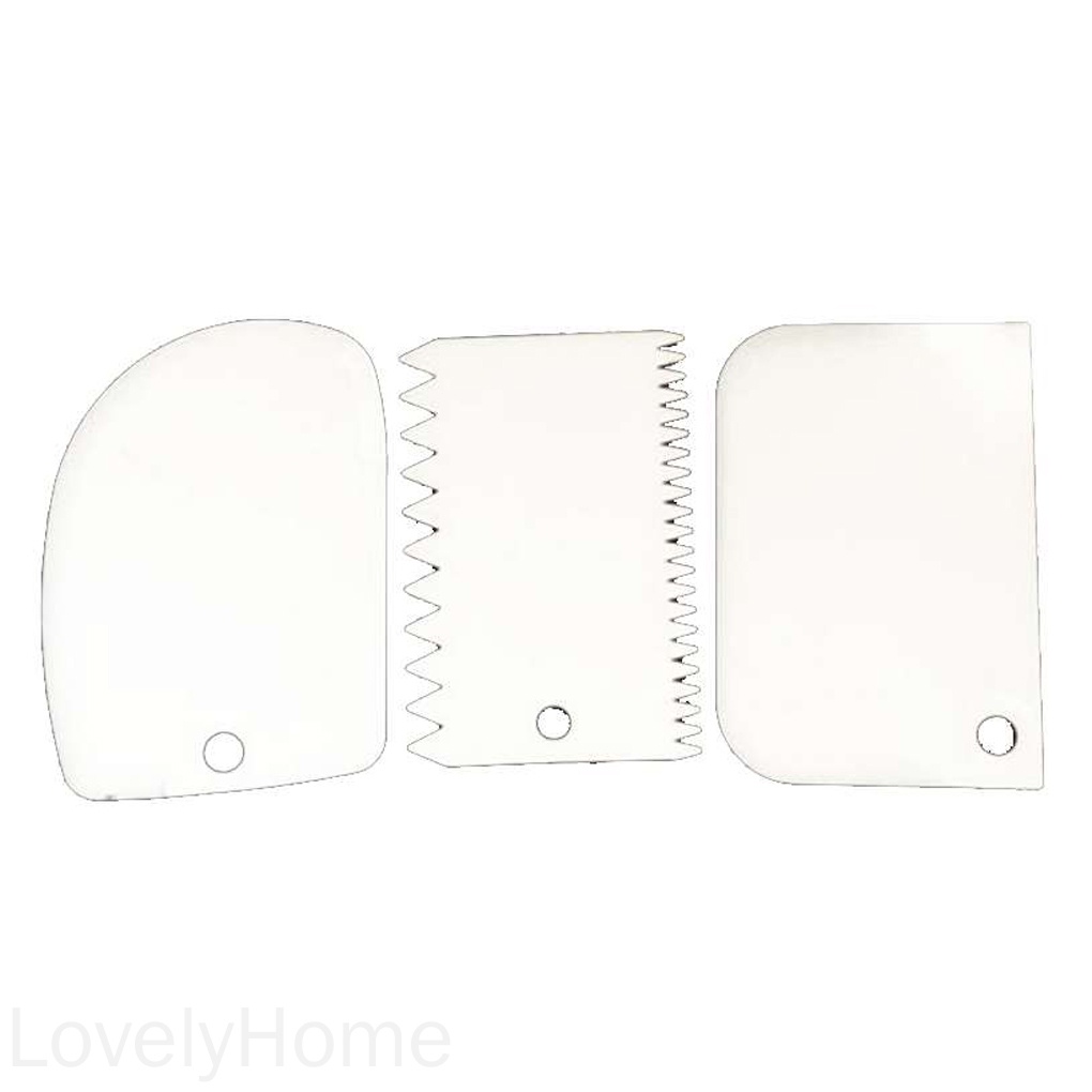 Set 3 Dụng Cụ Cạo Răng Bằng Nhựa Đa Năng Có Thể Tái Sử Dụng