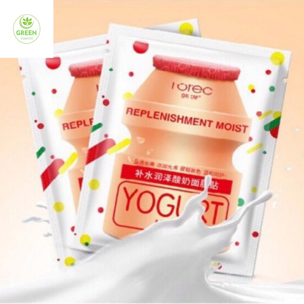 Mặt Nạ Dưỡng Da Sữa Chua Yogurt Rorec – Mặt Nạ Trắng Da Mờ Nám Giảm Thâm Tàn Nhan, Cung Cấp Vitamin Giúp Da Trắng Sáng