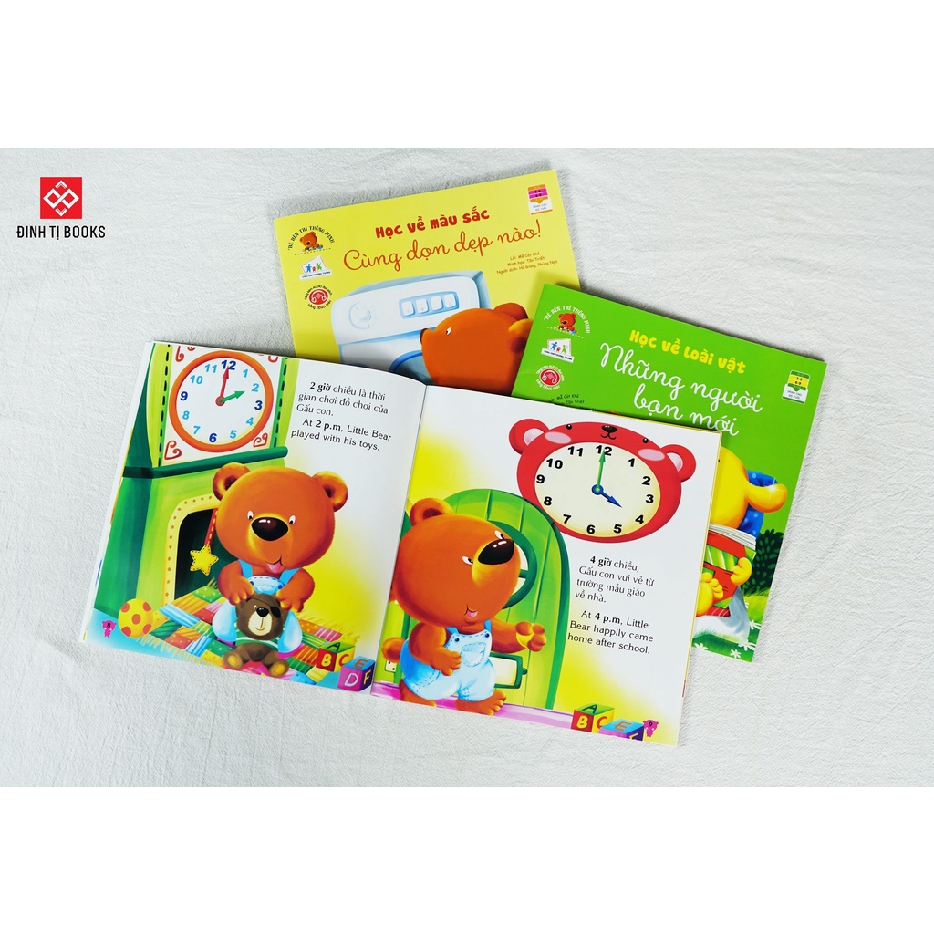 SÁCH - Bé rèn trí thông minh - Học về thời gian - Một ngày thú vị