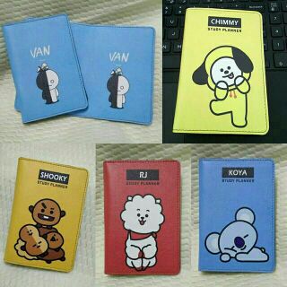 Ví bọc hộ chiếu (passport) BT21 - mã BT210027 có in theo yêu cầu