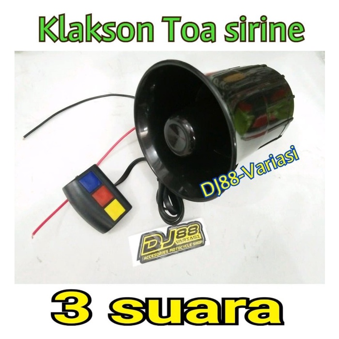 Kèn TOA Siren 3 chế độ điều khiển từ xa