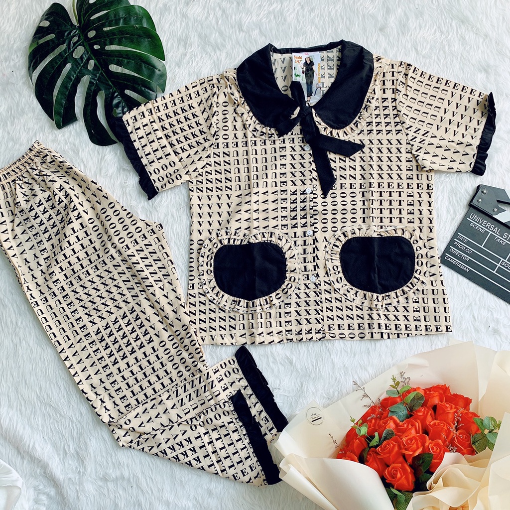 Đồ Ngủ Tiểu Thư Chất Lụa Hàn  Bộ Mặc Nhà Dễ Thương Mẫu Hot Nhất 2021 | BigBuy360 - bigbuy360.vn