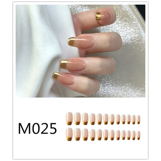 [Hàng mới về] Bộ 24 móng tay giả thông dụng chất lượng cao M025