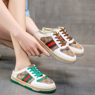 Giày Sục Thể Thao Nữ thời trang, Sục bata đạp gót đế bánh mì 3cm BH65