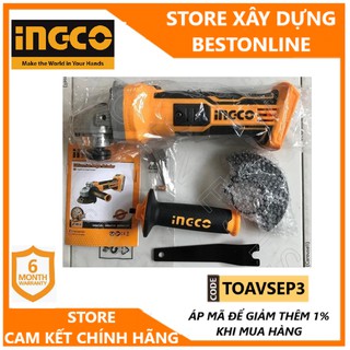 [SALE 10-10] MÁY MÀI GÓC DÙNG PIN 20V 100MM INGCO CAGLI1001 CHÍNH HÃNG