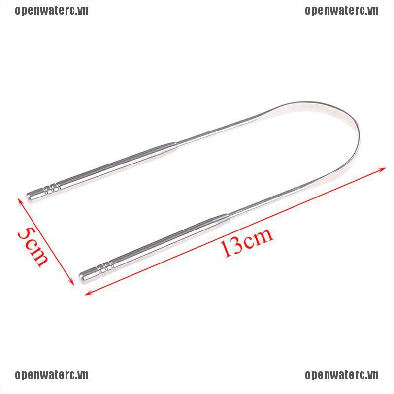 Opc 1 Dụng Cụ Nạo Lưỡi Bằng Thép Không Gỉ Làm Sạch Lưỡi Chăm Sóc Răng Miệng