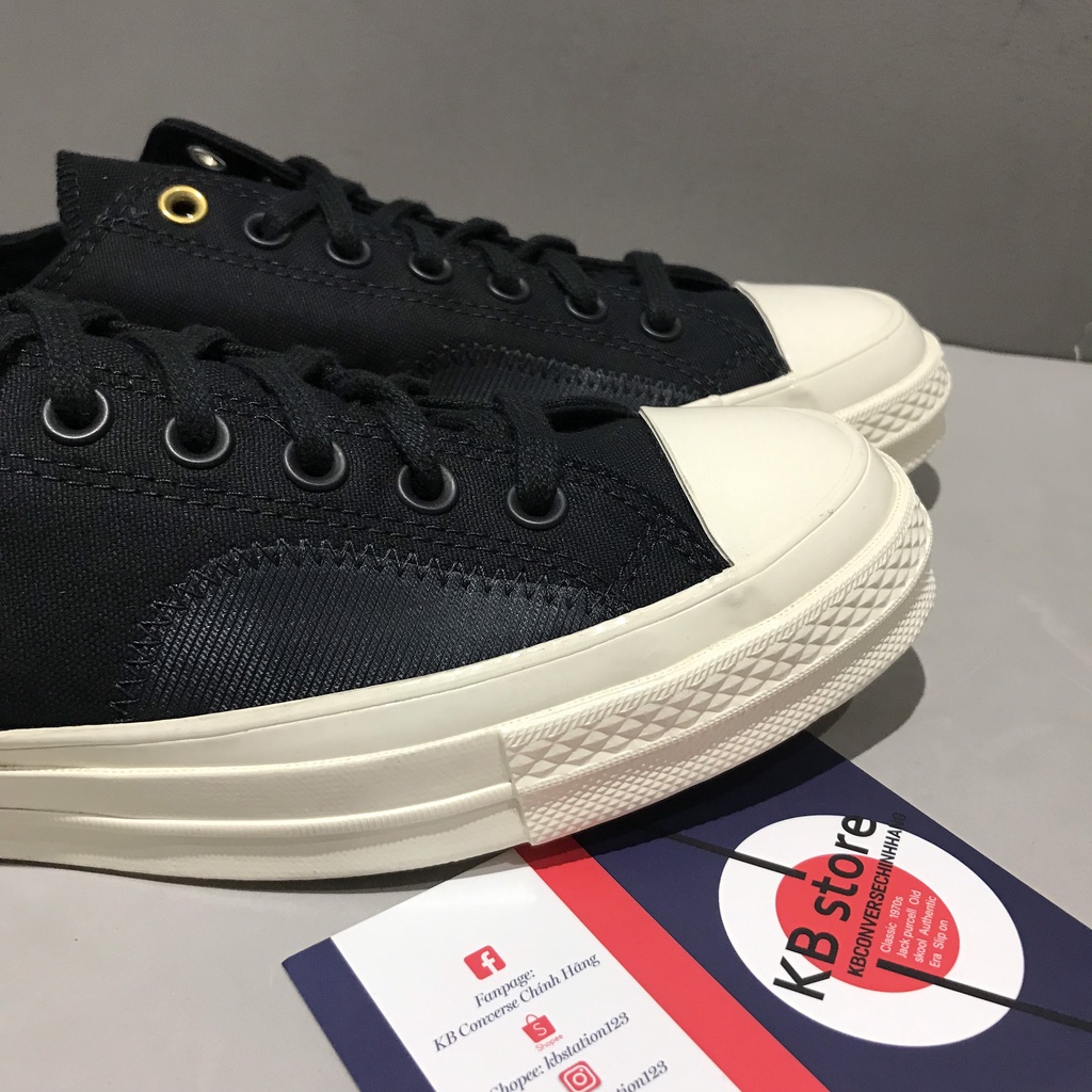 Giày Converse 1970s đen cổ thấp Clean n Preme chính hãng