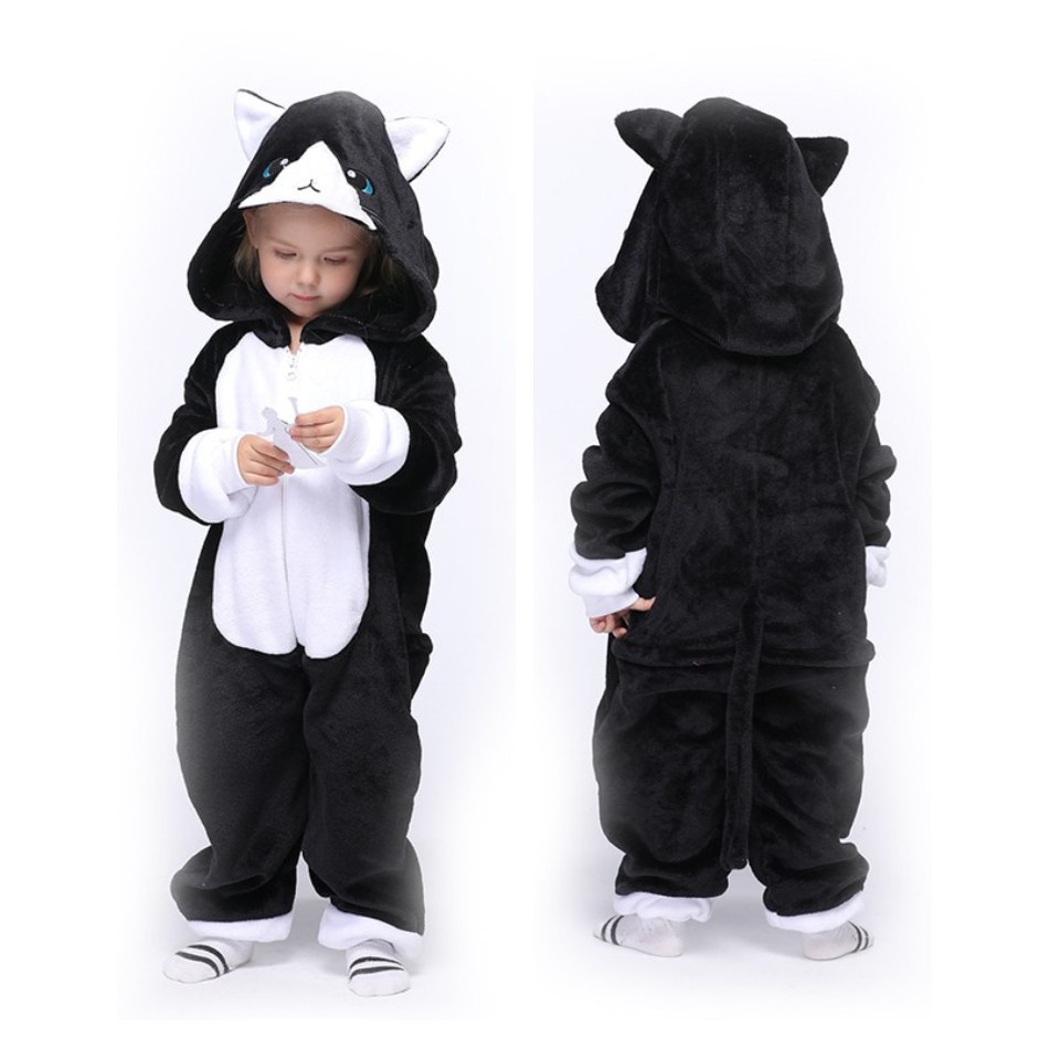 Đồ ngủ liền thân hình kỳ lân/ Stitch/ One Piece dễ thương cho bé