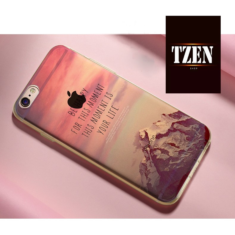 Ốp lưng iPhone silicon in Cảnh Đẹp 