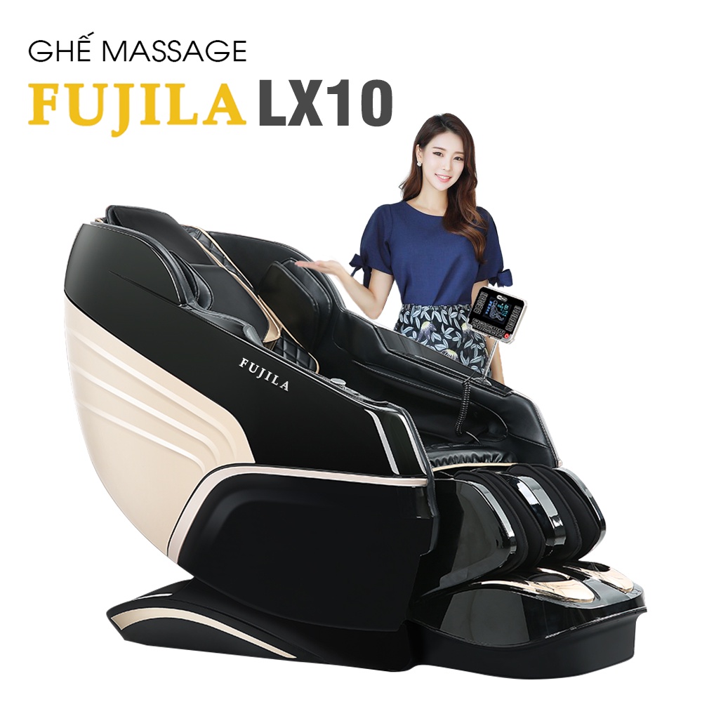 Ghế massage FUJILA LX10 hạng thương gia chuẩn Châu Âu - Bậc thầy trị liệu - Bảo hành 6 năm