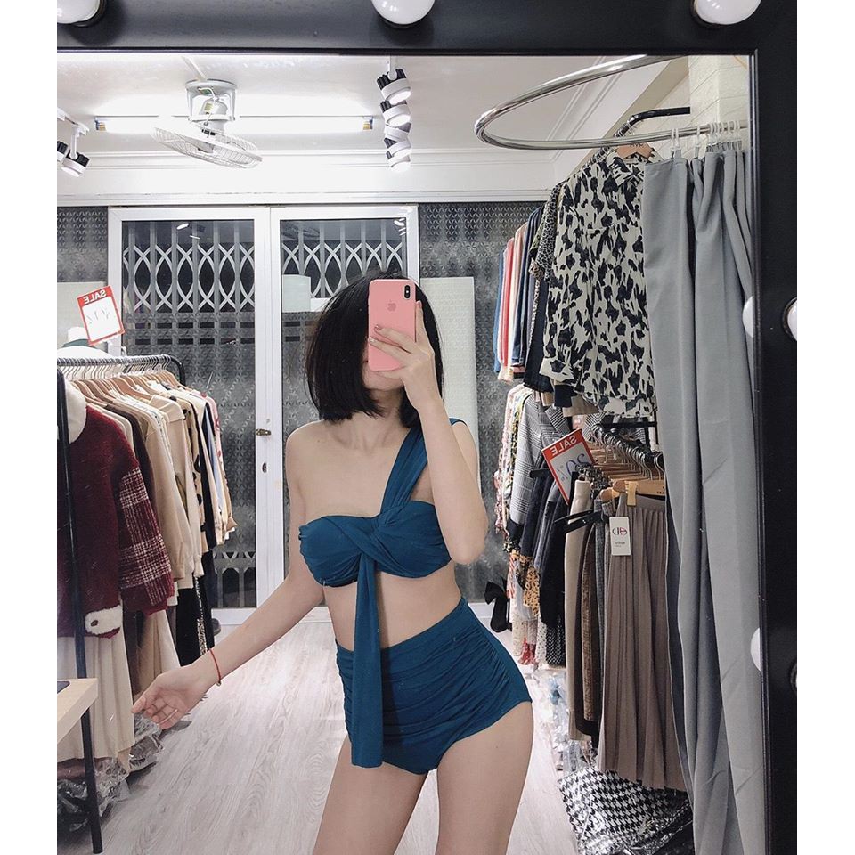 Bikini Áo tắm 2 mảnh nơ chéo vạt vai các màu cực sang (ảnh thật) - Hàng nhập khẩu | BigBuy360 - bigbuy360.vn