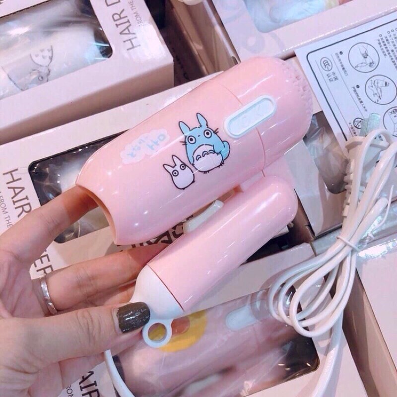 Máy sấy mini cute gấp gọn có 2 chế độ ( có quà tặng )