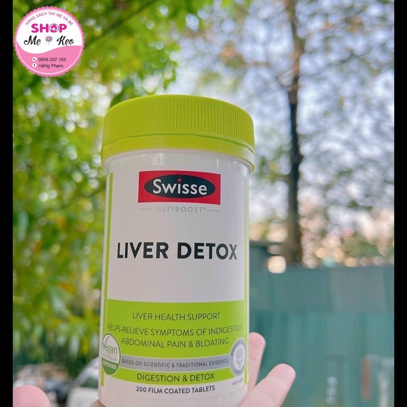 Viên Uống Hỗ Trợ Thải Độc Gan [Úc] Swisse Liver Detox 60 viên - 120 viên - 200 viên - Mẫu mới