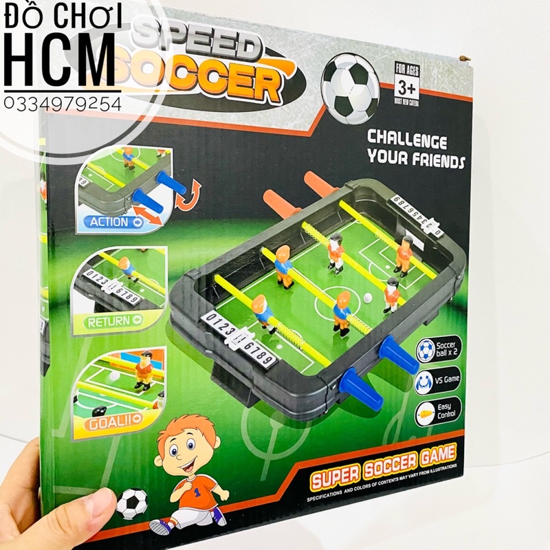 [NHIỀU SIZE - BỔ ÍCH] Đồ chơi bàn bi lắc, bàn bóng đá mini soccer dành cho bé vận động chơi thể thao đá banh tại nhà