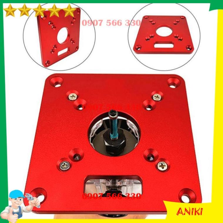 Tấm gá máy phay gỗ cầm tay - Mặt máy phay bàn mini QE020