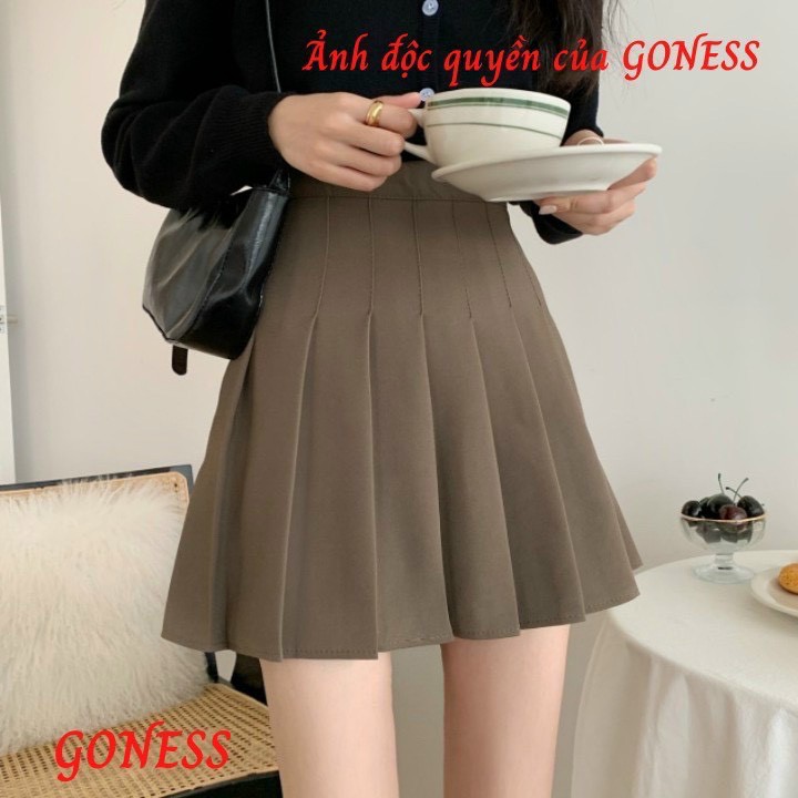 Chân Váy Chữ A Xếp Ly Lưng Cao Phong Cách Hàn Quốc Dành Cho Phái Đẹp 301/P0.K29
