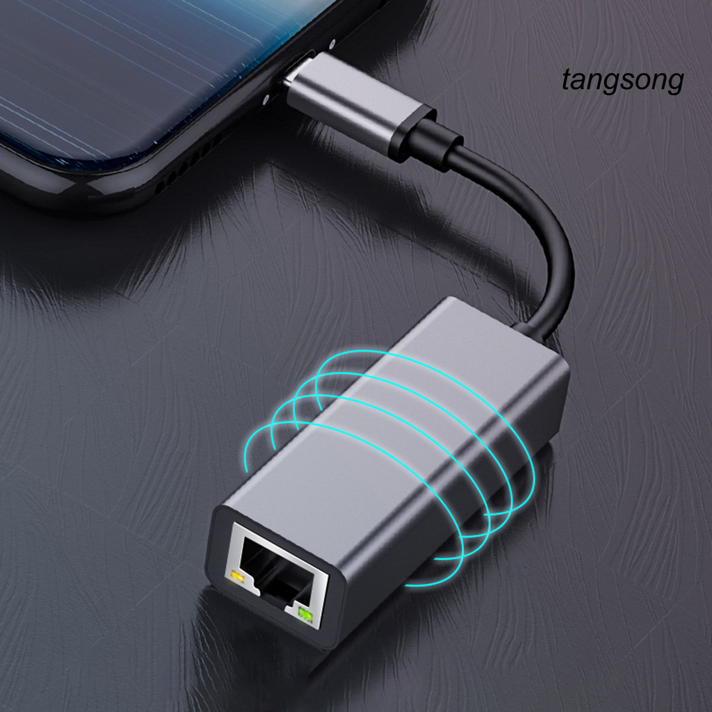 Cáp Chuyển Đổi Từ Cổng Usb Type C Ethernet Sang Rj45 Lan Cho Notebook