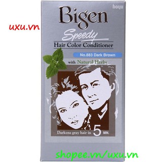 Thuốc Nhuộm Tóc Bigen 883 Màu Nẫu Sẫm Speedy Hair Color Conditioner, Với uxu.vn Tất Cả Là Chính Hãng.