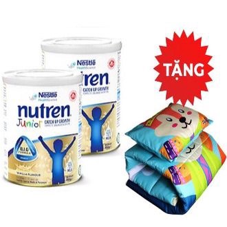 Combo 2 lon sữa bột Nutren Junior cho trẻ từ 1-12 tuổi lon 850g