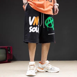 Quần Short Thể Thao Ống Rộng Cá Tính Theo Phong Cách Hàn Quốc Dành Cho Nam / Size M-5Xl