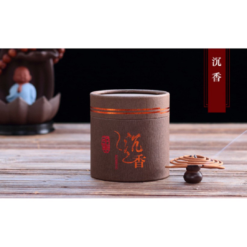 Nhang Trầm Hương vòng hương thảo mộc 1 hộp 48 khoanh - Mộc Trà 98