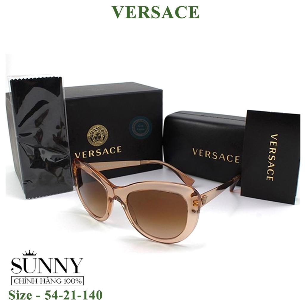 Kính mát chính hãng nam nữ Versace VE4325A màu sắc thời trang, thiết kế dễ đeo bảo vệ mắt