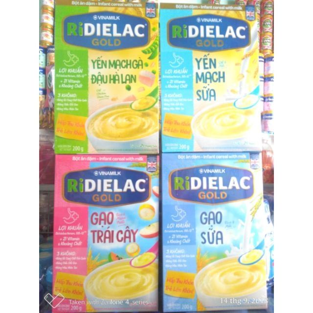 Bột ăn dặm Ridielac ngọt 200g