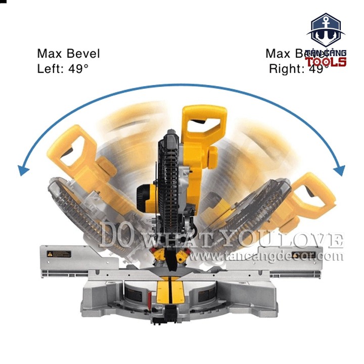 Máy Cưa Cắt Đa Góc Trục Trượt Dewalt DWS780