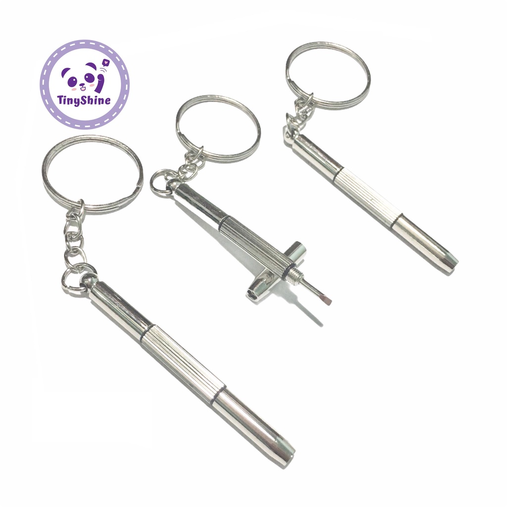 Tua Vít Vặn Mini 4 Trong 1 Chất Liệu Vỏ Nhôm Dày Tiện Lợi