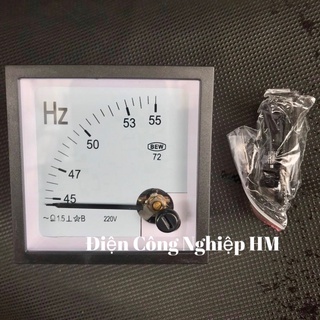 Đồng hồ đo tần số hz bew-72 dải đo 45-55hz điện áp 220v kích thước 72x72mm