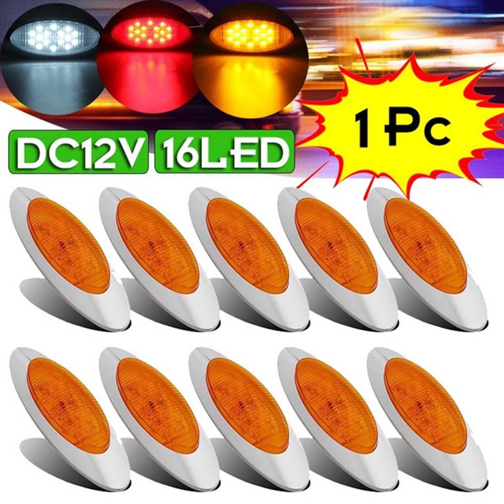 Đèn Led Tín Hiệu 16 Bóng DC12V Cho Xe Tải ​Đèn Cảnh Báo An Toàn Gắn Đuôi Xe Hơi