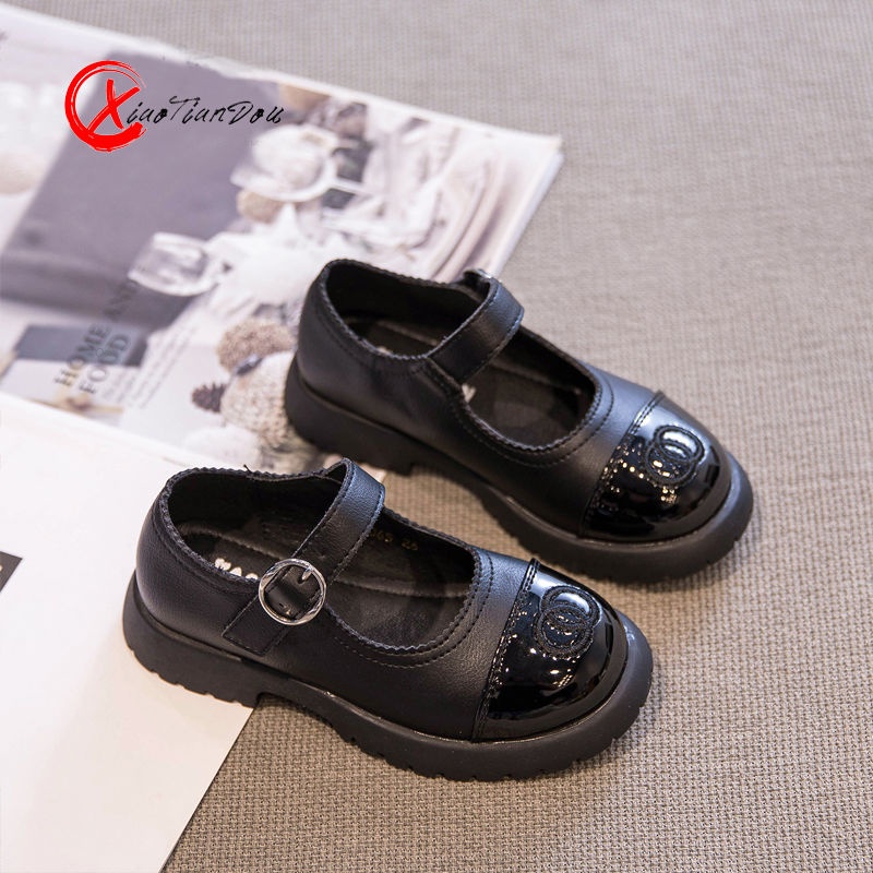 Giày búp bê da đế mềm kiểu công chúa xinh xắn cho bé gái