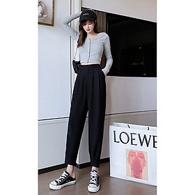 Quần Baggy Hot Girl Chun Sau Khóa Chân