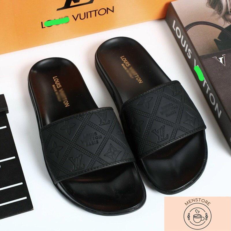 Dép quai ngang+quai chéo nam nữ dép L.V chính hãng hot trend 2022