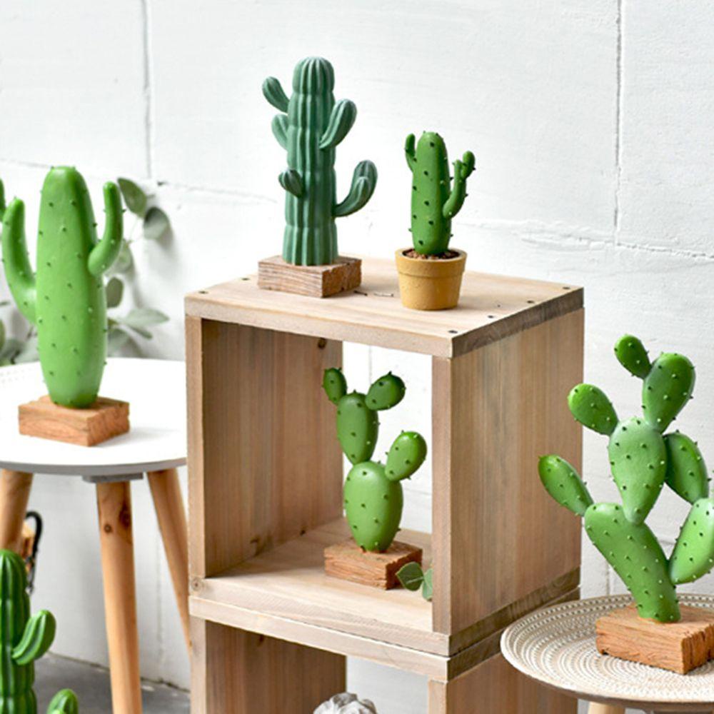 Mô Hình Cây Xương Rồng Bằng Nhựa Resin Phong Cách Bắc Âu Trang Trí Nhà Cửa / Văn Phòng